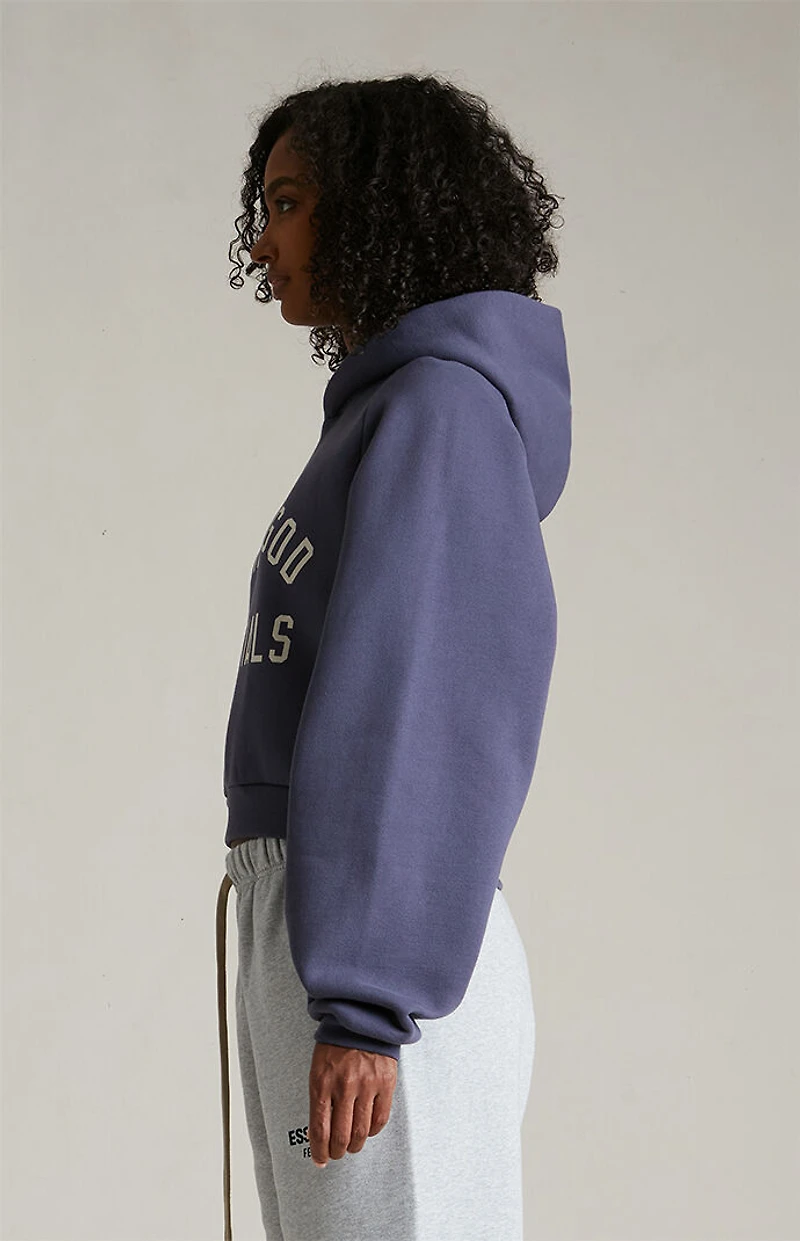 Fear of God ESSENTIALS Women's Marine Fleece Cropped Hoodie