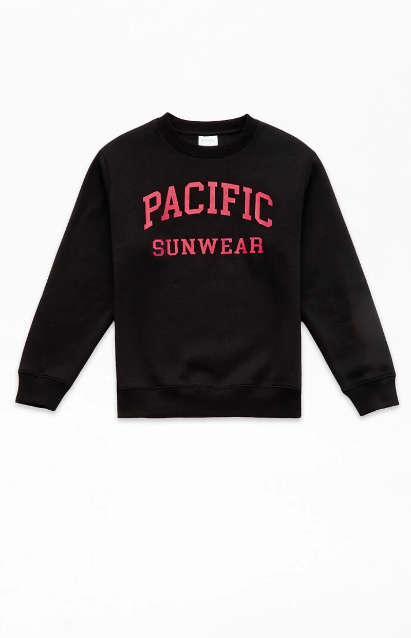 Pacsun Kids Black Crew Neck Sweatshirt