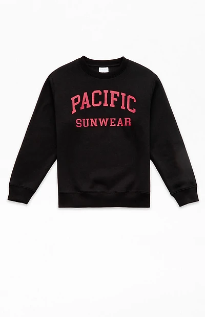 Pacsun Kids Black Crew Neck Sweatshirt