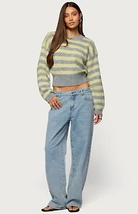 Edikted Dalina Washed Low Rise Baggy Jeans