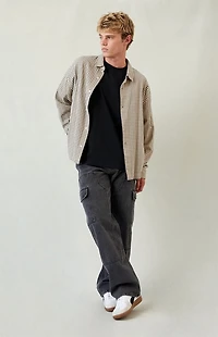 Pacsun Dylan Baggy Jeans Cargo Carpenter Faded Black