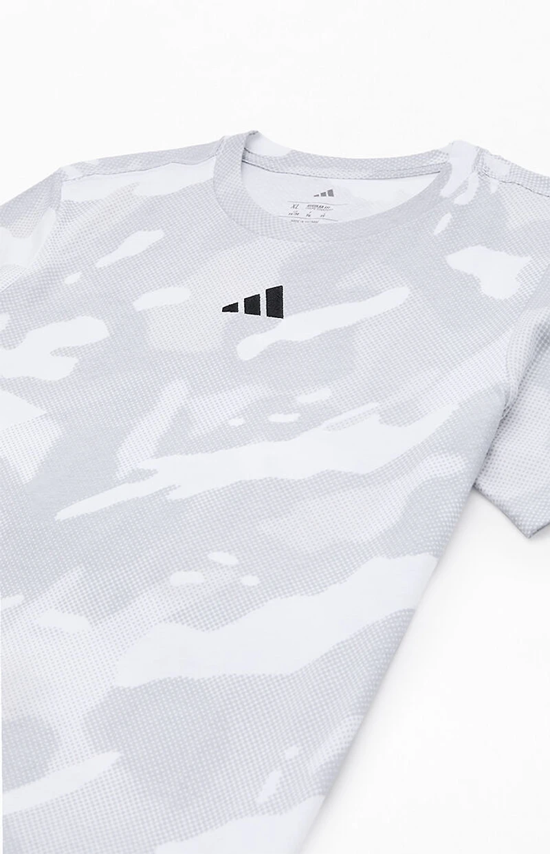 adidas Kids Camo Embroidered Logo T-Shirt