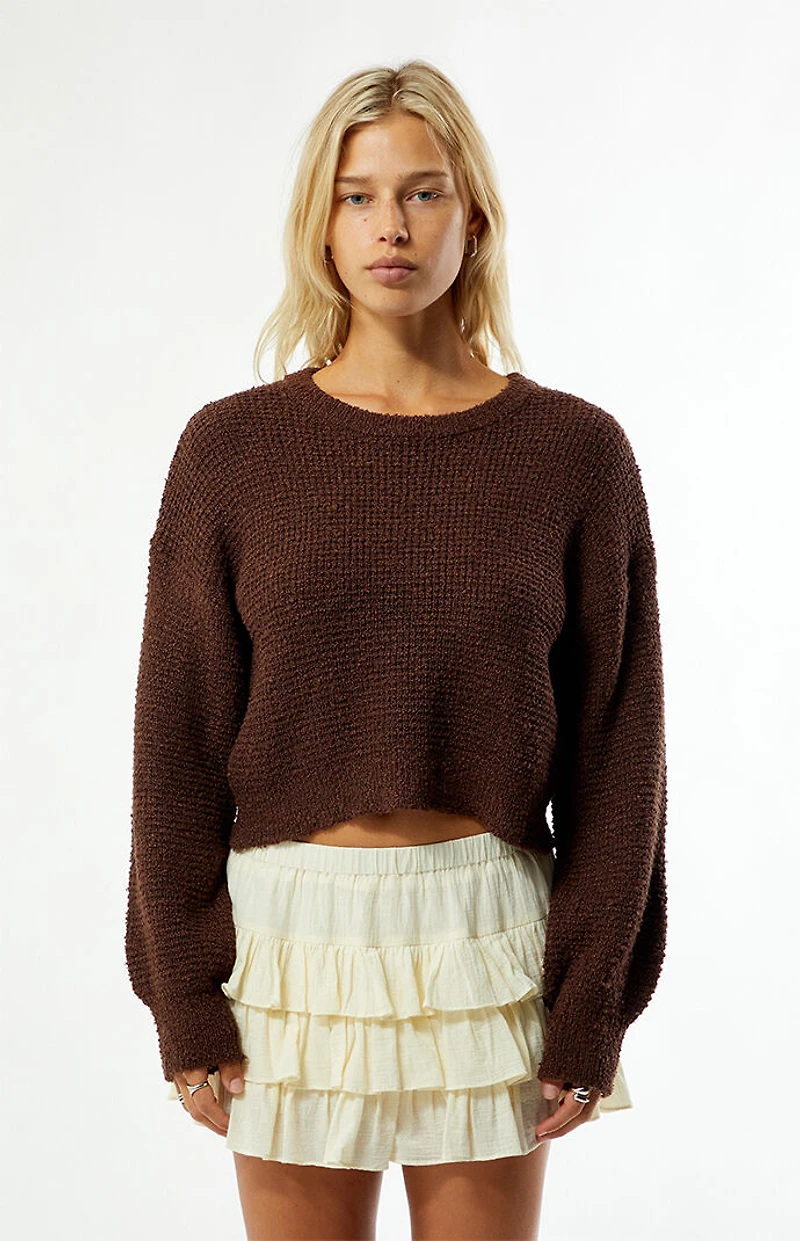 Your Favorite Snug Waffle Knit Sweater