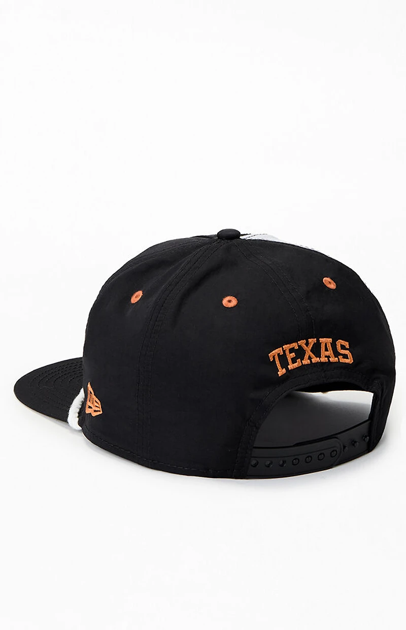 New Era Texas Longhorns Nylon Golfer Rope Snapback Hat