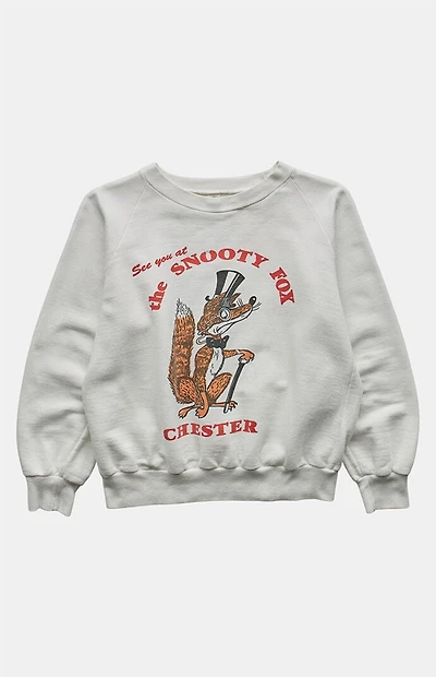 PS VINTAGE '80s the Snooty Fox Crew Neck Sweatshirt