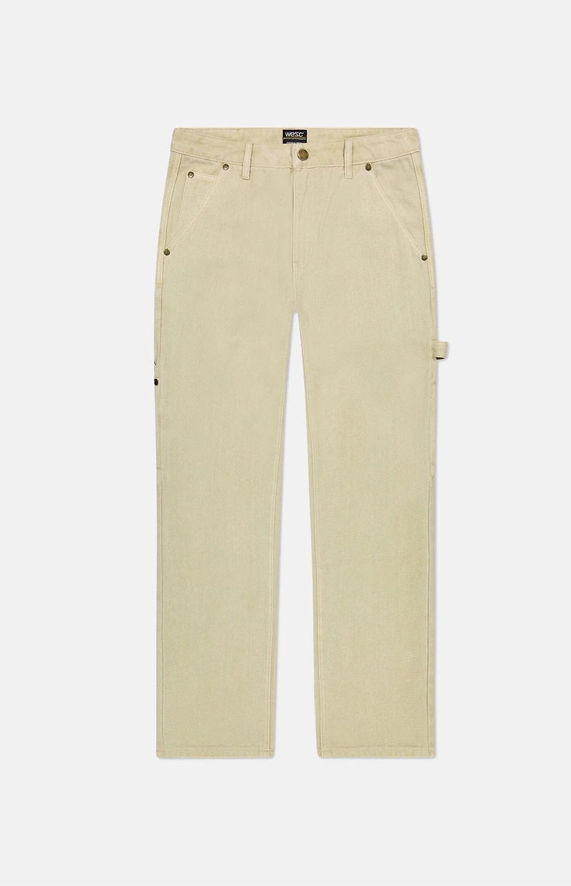 WeSC Cream Carpenter Pants