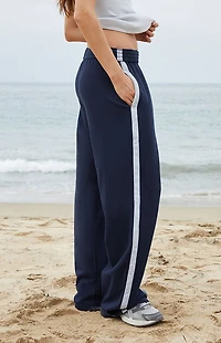 John Galt Anastasia Side Stripe Baggy Sweatpants