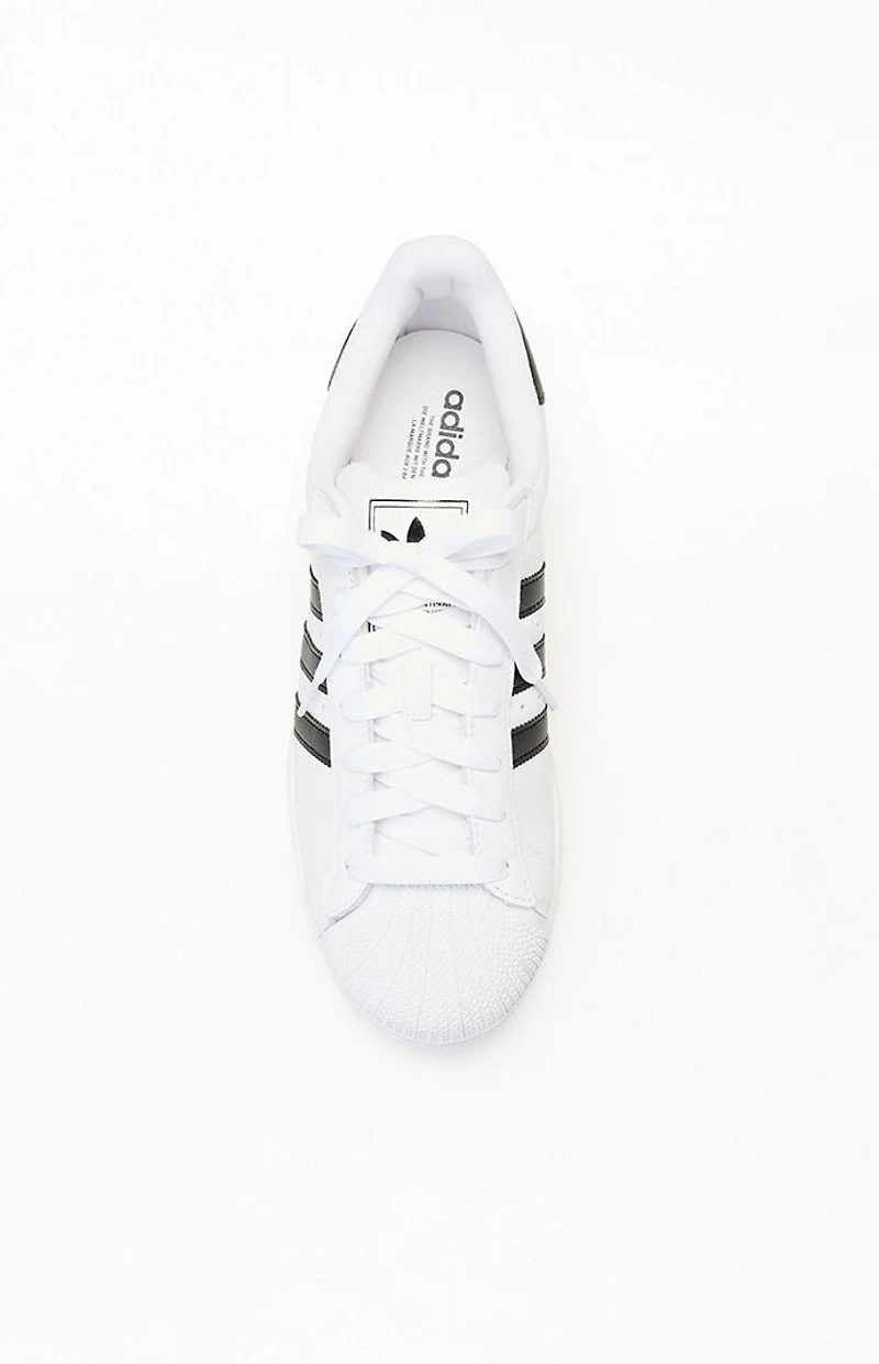 adidas White & Black Superstar II Shoes