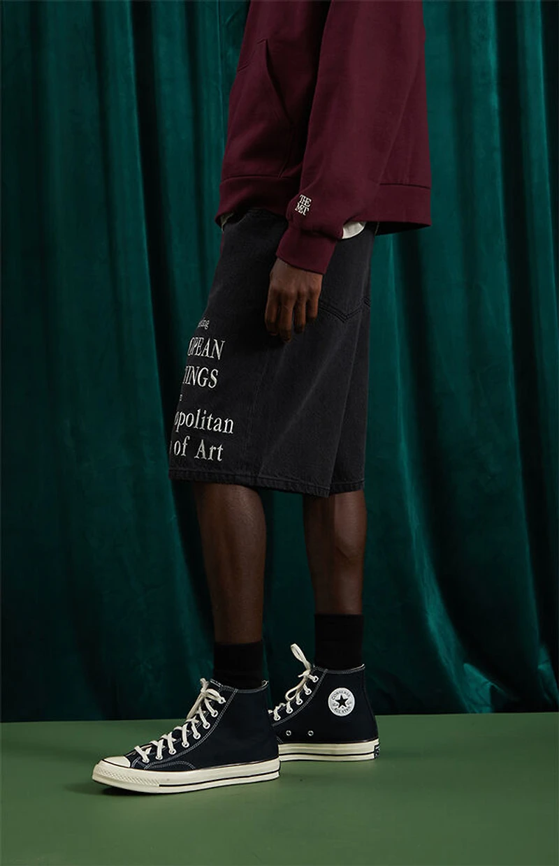 The Met x Pacsun European Baggy Denim Shorts