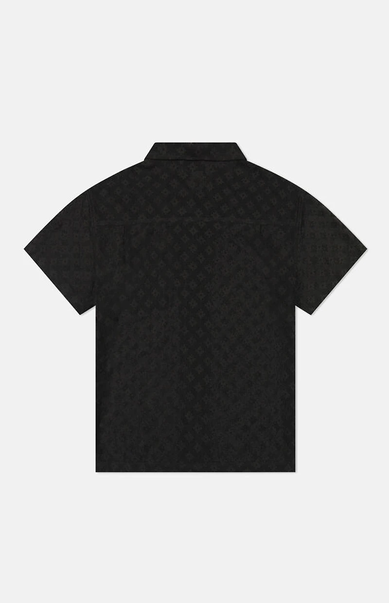 WeSC America Inc Black Mesh Camp Shirt