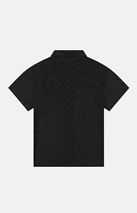 WeSC America Inc Black Mesh Camp Shirt