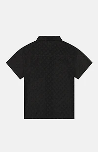 WeSC Black Mesh Camp Shirt