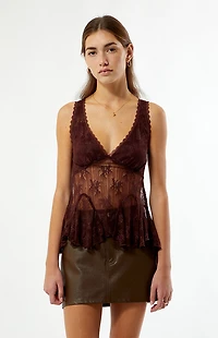 Beverly and Beck Romee Lace Tank Top