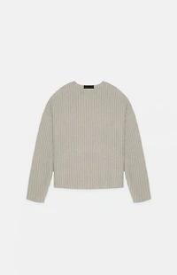 Fear of God ESSENTIALS Kids Seal Raw Neck Sweater