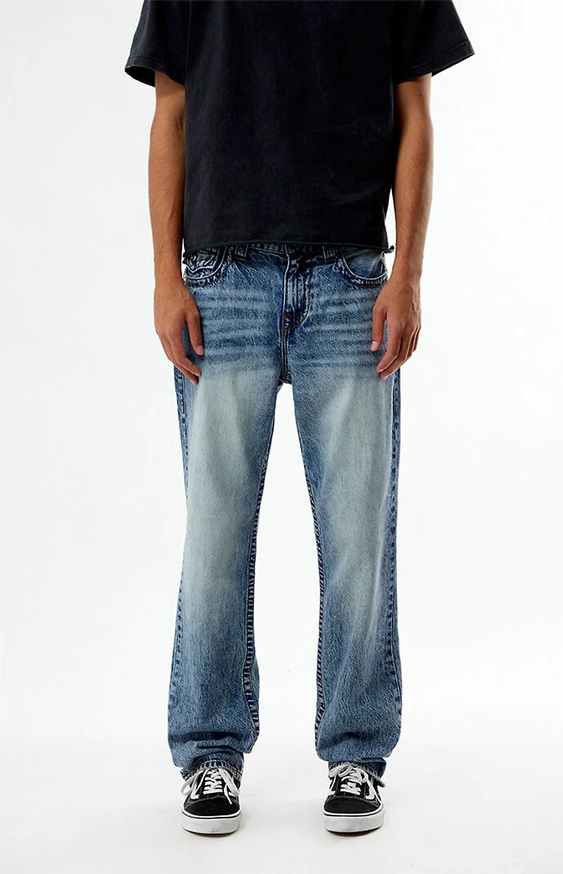 True Religion Ricky Warped Horseshoe Relaxed Straight Jeans