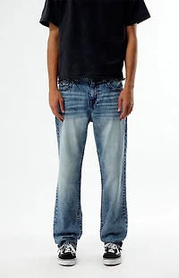 True Religion Ricky Warped Horseshoe Relaxed Straight Jeans