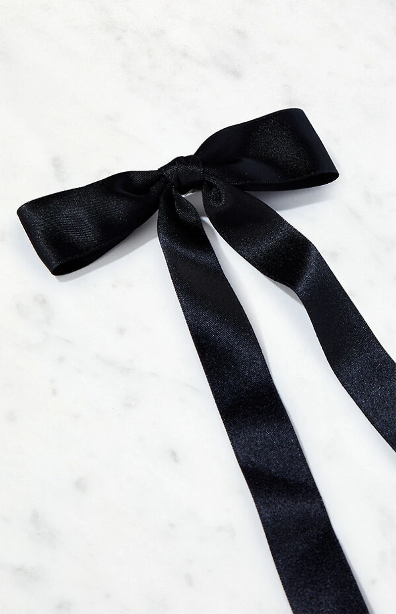 LA Hearts Long Bow Hair Clip