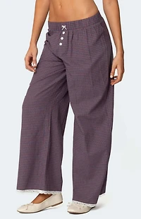 Edikted Dakota Plaid Pants