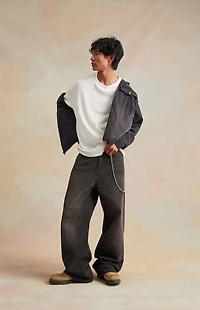 RARE DNM EDIT Black Ball Chain Extreme Baggy Jeans