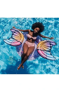 PoolCandy Inflatable 40" Glitter Butterfly Pool Tube