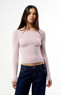 Your Favorite Shaina Long Sleeve Boat Neck Top