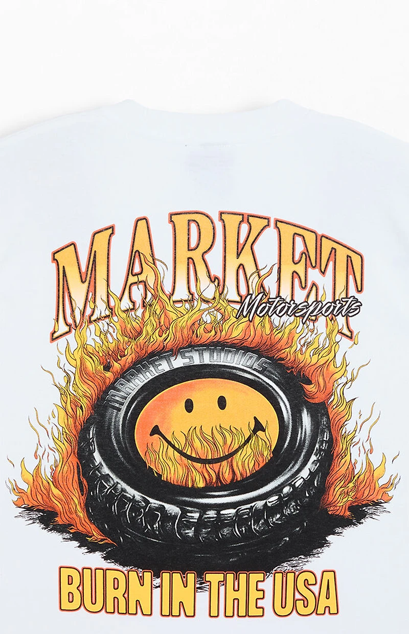 Market Smiley Burnt Rubber T-Shirt