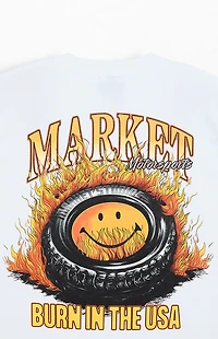 Market Smiley Burnt Rubber T-Shirt