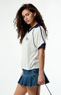 Your Favorite Kelli Pointelle Polo Shirt