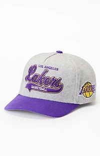 Mitchell & Ness NBA LA Lakers Tail Sweep Pro Snapback Hat