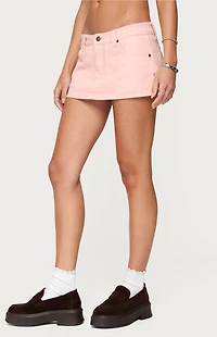 Edikted Sukie Denim Mini Skort