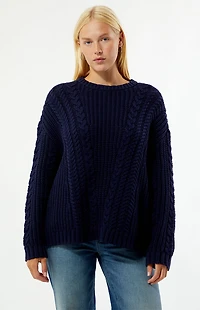 Your Favorite Magnolia Cable Knit Oversized Sweater
