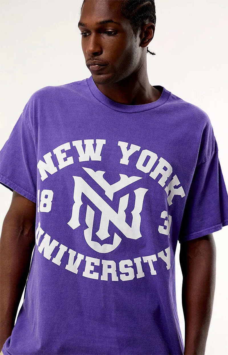 NYU Violets Washed T-Shirt