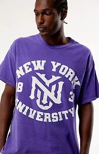 NYU Violets Washed T-Shirt