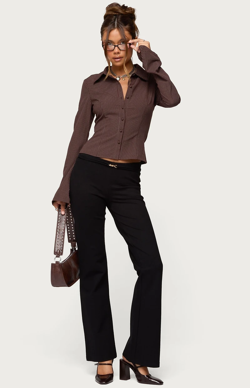 Edikted Metiza Flared Pants