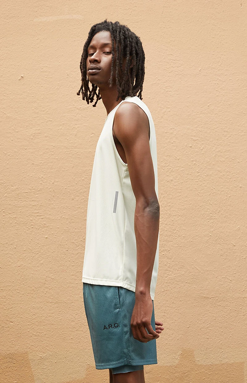 A.R.C. Active Off White Performance Tank Top
