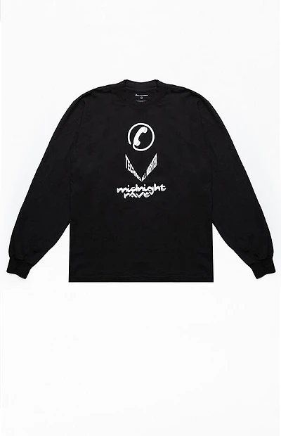 Midnight Rave Techno All Nighter Long Sleeve T-Shirt