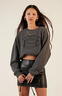 Pacsun LA Football Crew Neck Sweatshirt