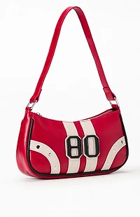 Pacsun 80 Varsity Faux Leather Shoulder Bag