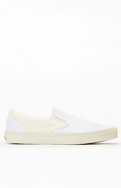 Vans Checkerboard Blanc De Classic Slip-On Shoes