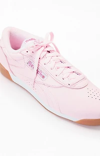 Reebok Women's Pink Freestyle Lo Sneakers