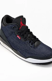 Air Jordan 3 x Levi's Retro Denim Blue Shoes