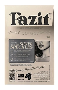 FAZIT BEAUTY Silver Decolletage Glitter Makeup Patches