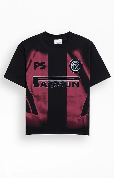 Pacsun Washed Black Jersey T-Shirt