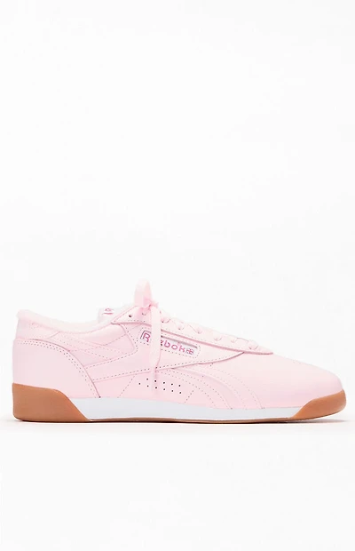 Reebok Women's Pink Freestyle Lo Sneakers