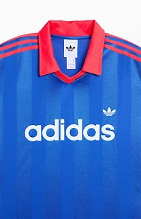 adidas Archive Collar Engineered Short Sleeve Jersey