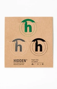 Hidden NY 3 Pack Circle Logo Paper Clips