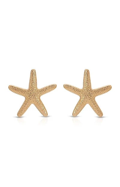 Ettika Statement Starfish Stud Earrings