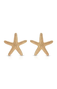 Ettika Statement Starfish Stud Earrings