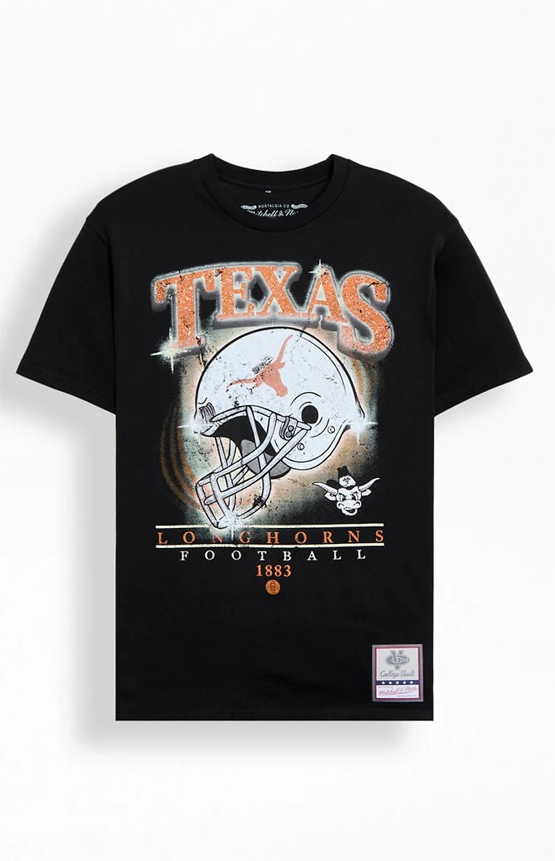 Mitchell & Ness NCAA Texas Longhorns Helmet Wordmark T-Shirt
