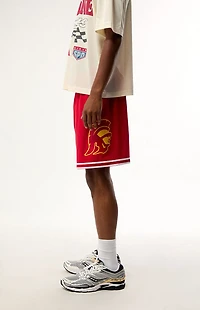 Mitchell & Ness USC Trojans Current Mesh Shorts